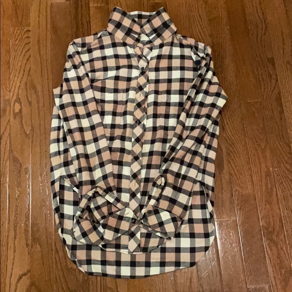Athleta Flannel Shirt XSP